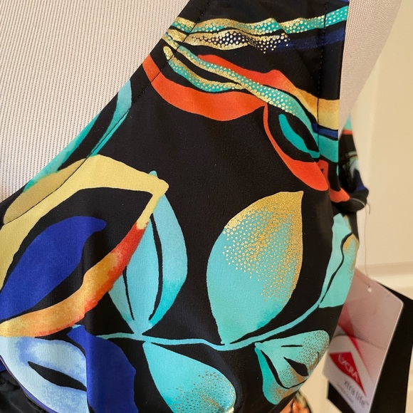 Maxine of Hollywood Tankini top size 12 NWT - Picture 4 of 6